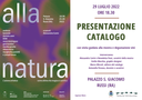 "Alla Natura. L'azione artistica come ultimo rito magico e salvifico": presentazione del catalogo della mostra