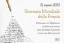 Giornata Mondiale della Poesia