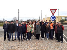 A Godo aperta al traffico  la nuova rotonda  del comparto Monaldina
