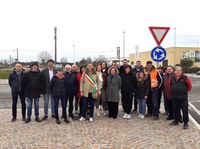 A Godo aperta al traffico  la nuova rotonda  del comparto Monaldina