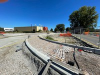 Asfaltatura della rotatoria sulla S. P. 253 intersezione con la Via Monaldina: modifiche alla viabilità