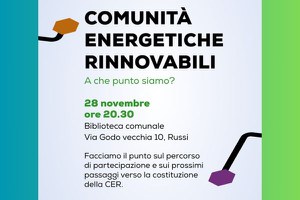 Comunità energetica rinnovabile a Russi:  il terzo incontro pubblico  fa il bilancio del percorso partecipativo