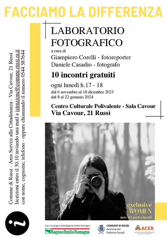 FACCIAMO LA DIFFERENZA - Laboratorio fotografico gratuito.jpg