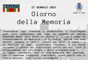 Giorno della memoria Giorno della memoria