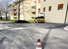 In corso i lavori di asfaltatura delle strade